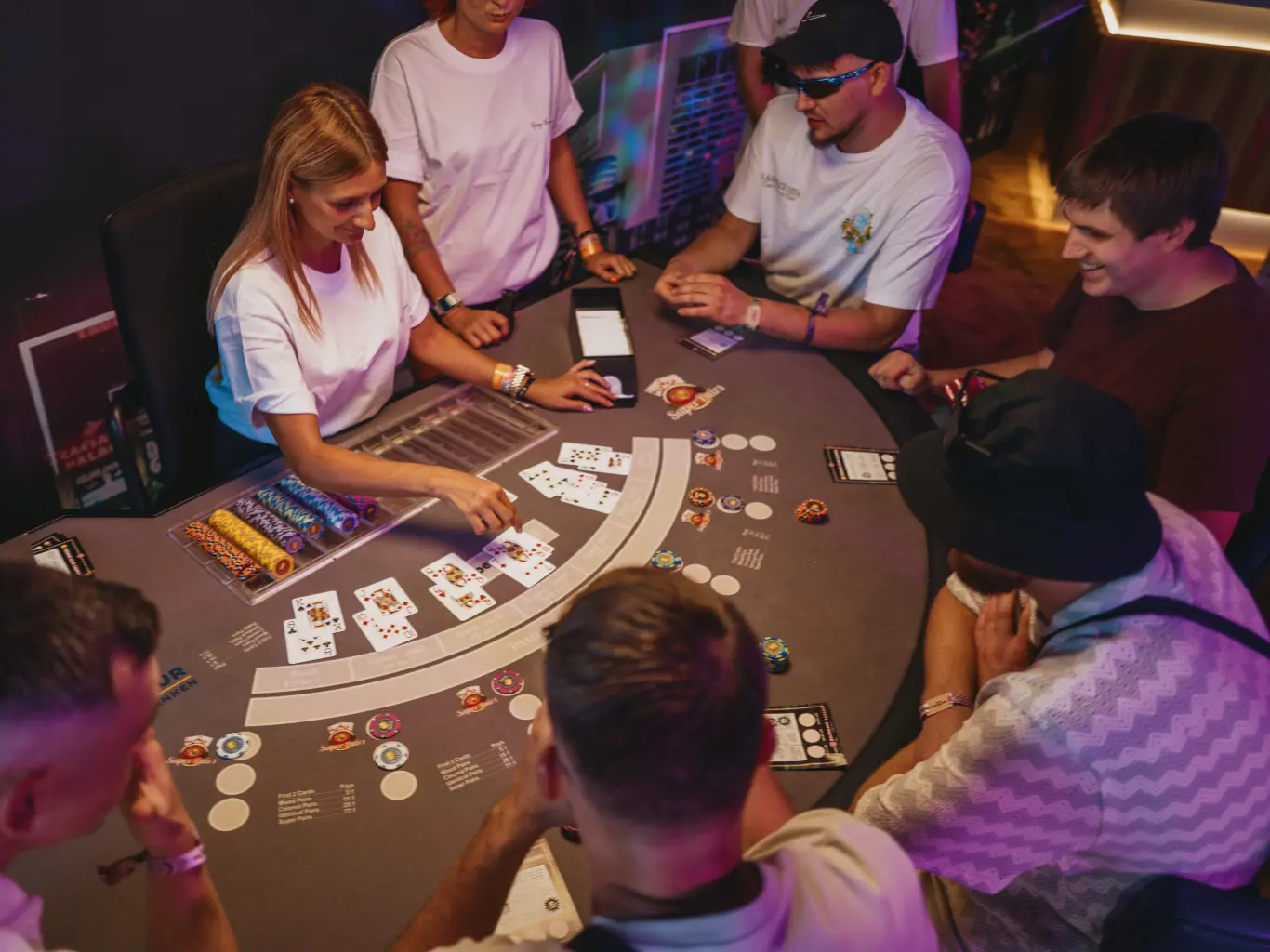 MERKUR CLUB CASINO - San Hejmo 2025 - Action am Black Jack Tisch