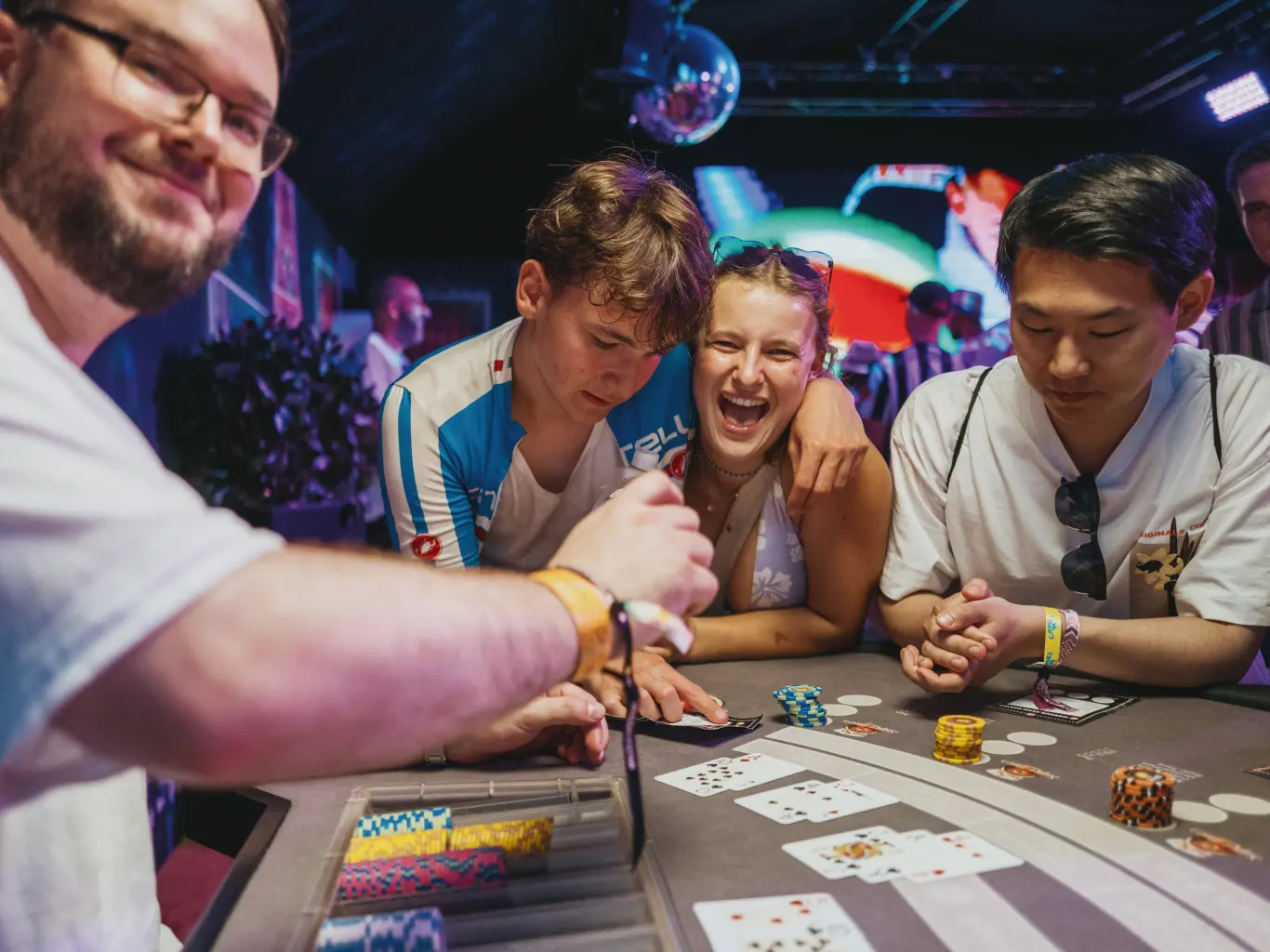 MERKUR CLUB CASINO beim San Hejmo 2025 – Action am Black Jack Tisch