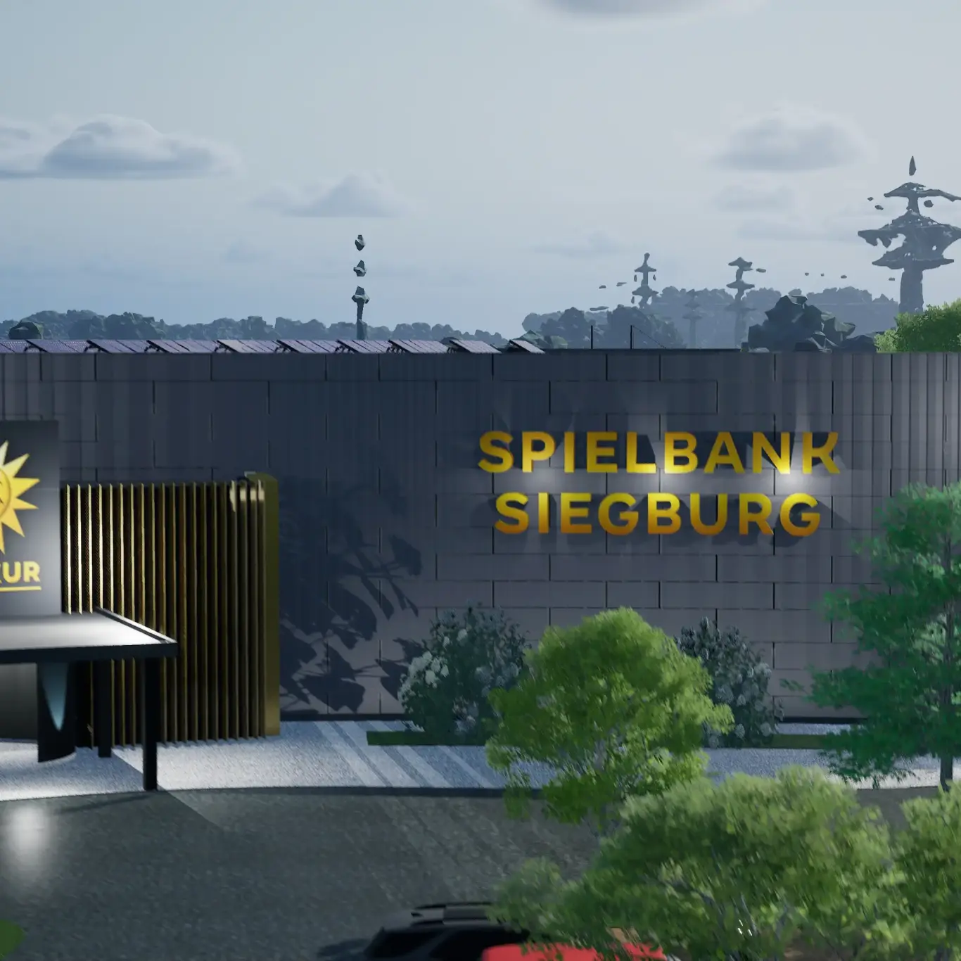 MERKUR SPIELBANK Siegburg – Impressionen der Visualisierung 1