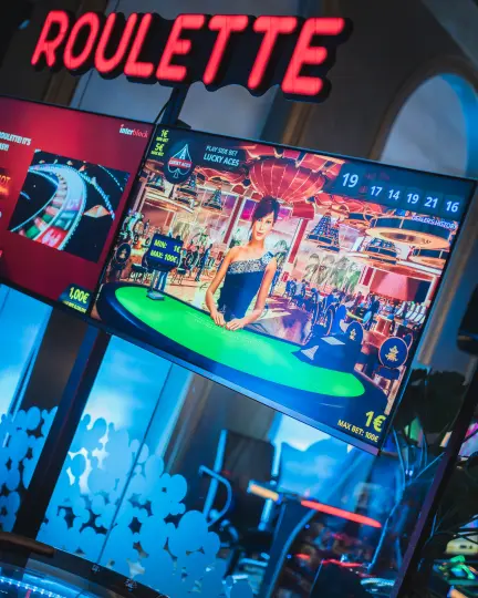 Virtuelles Roulette in den MERKUR SPIELBANKEN