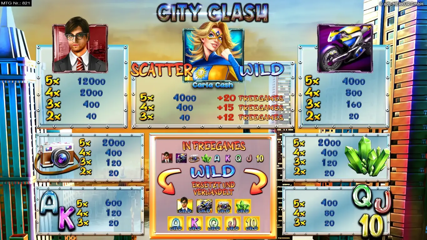CityClash-Spielplan