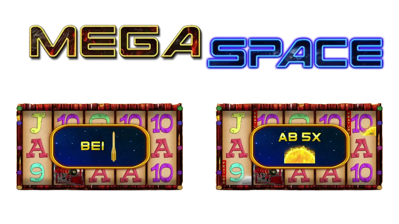 Jetzt spielen: Feature Mega Space | Feature starten
