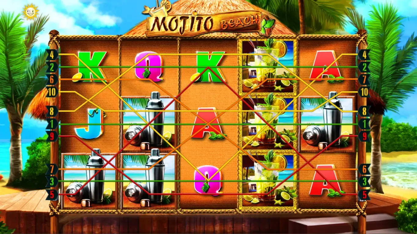 Angepasste Ansicht des Mojito Beach-4 Basisspiels