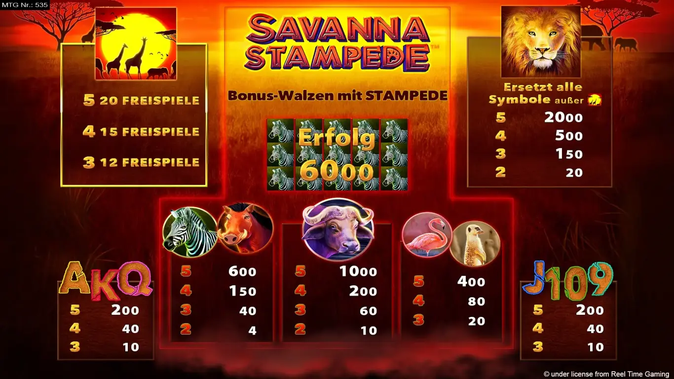 SavannaStampede-Spielplan